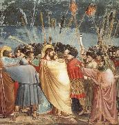 unknow artist Giotto, Judaskyssen Spain oil painting reproduction